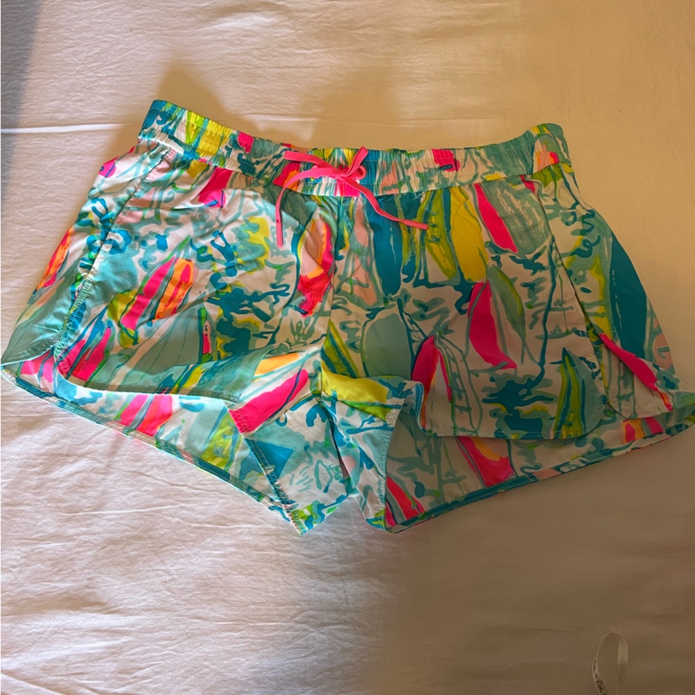 Lilly Pulitzer Multicolor Abstract Print Shorts